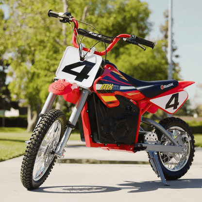 Razor MX500 Red Dirt Rocket HighTorque Electric Motorcycle Dirt Bike For Adults  650W Motor 15 MPH  10