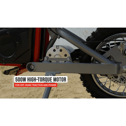 Razor MX500 Red Dirt Rocket HighTorque Electric Motorcycle Dirt Bike For Adults  650W Motor 15 MPH  2
