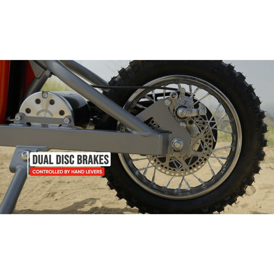 Razor MX500 Red Dirt Rocket HighTorque Electric Motorcycle Dirt Bike For Adults  650W Motor 15 MPH  7