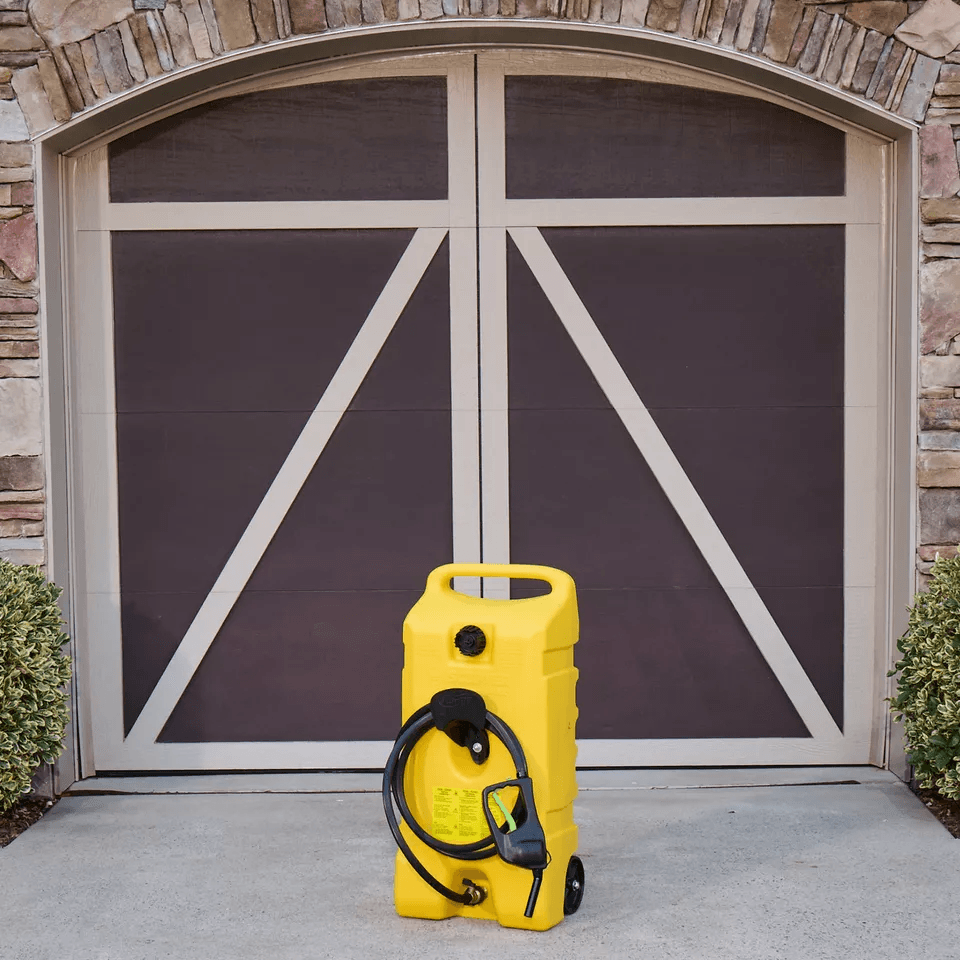 Diesel Fuel Tank Container Caddy  Pump Yellow Durable Portable Fuel Storage 3