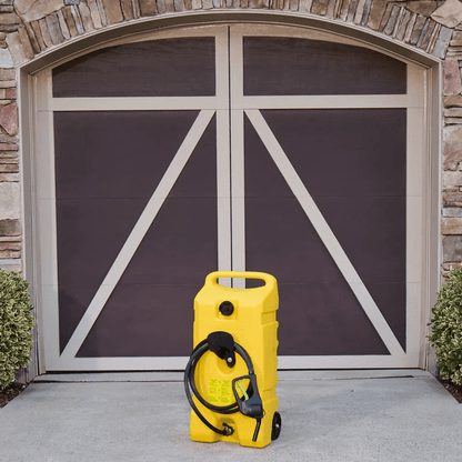 Diesel Fuel Tank Container Caddy  Pump Yellow Durable Portable Fuel Storage 3