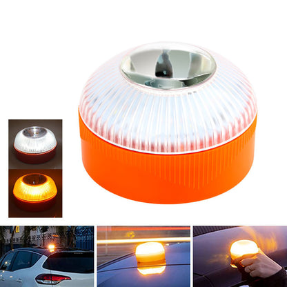 Magnetic LED Car Beacon Emergency Safety Strobe Light  Roadside Flashlight Lamp