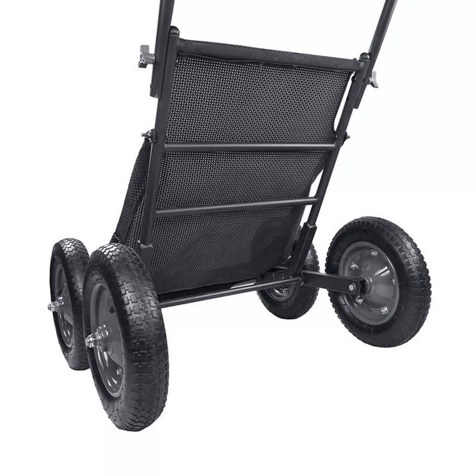 Hawk Crawler MultiUse Folding Cart  500lb Capacity Hunting  Fishing Gear Hauler  AllTerrain Black 4