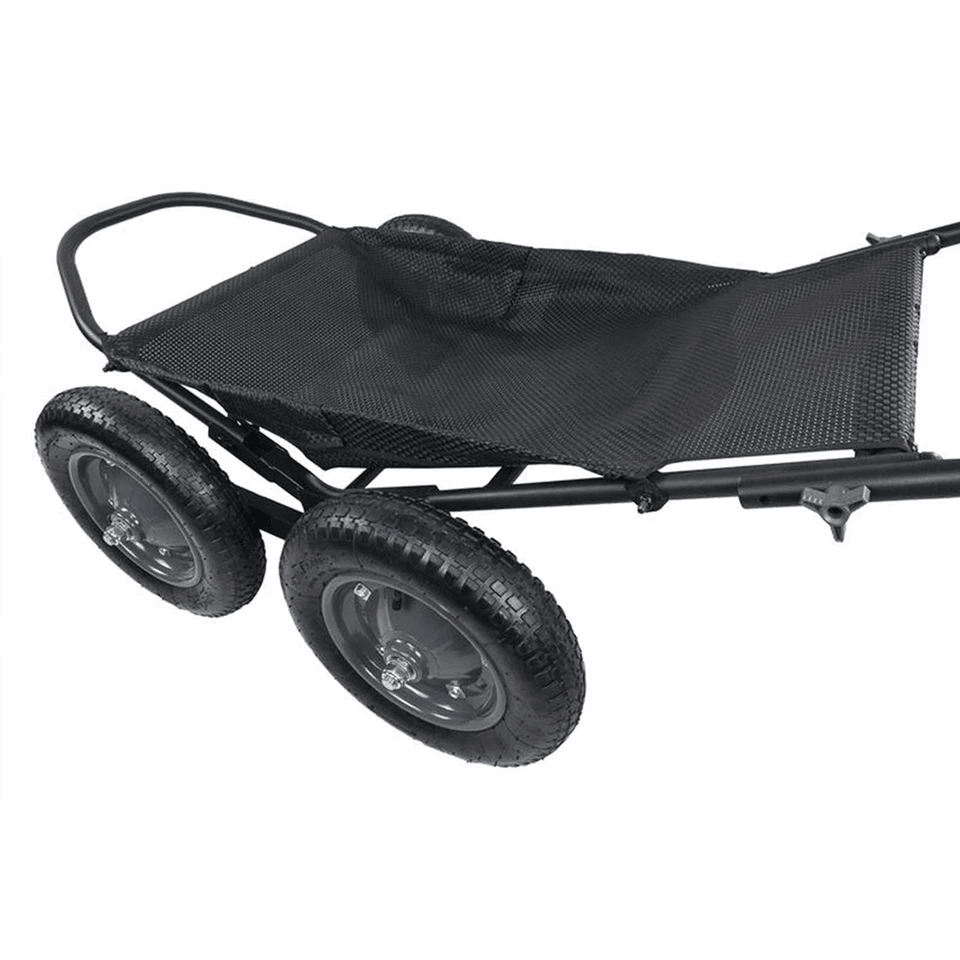 Hawk Crawler MultiUse Folding Cart  500lb Capacity Hunting  Fishing Gear Hauler  AllTerrain Black 5