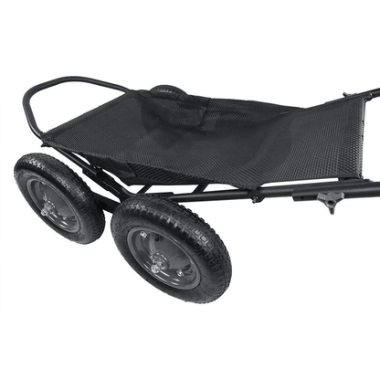 Hawk Crawler MultiUse Folding Cart  500lb Capacity Hunting  Fishing Gear Hauler  AllTerrain Black 5