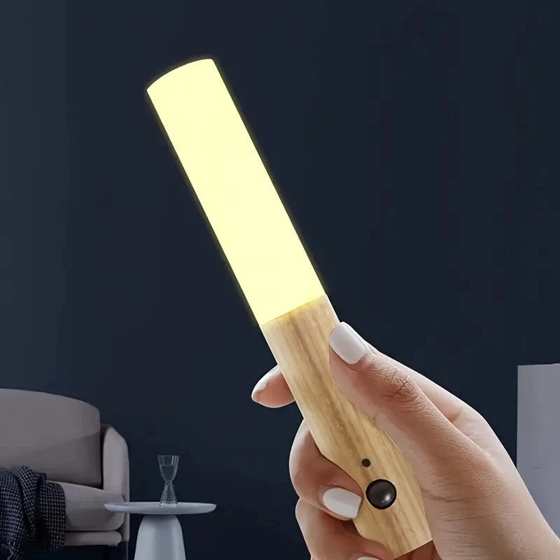 Intelligent Human Body Induction Night Light LED Rechargeable Wall Light for Corridor Cabinet and