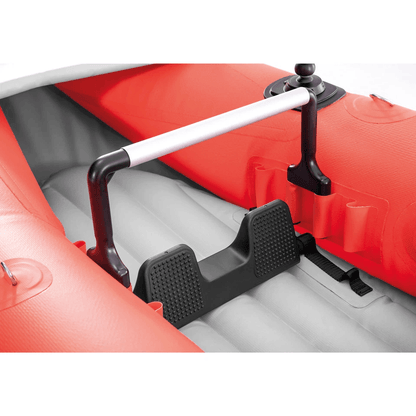Intex Excursion Pro Inflatable Kayak Fishing Kayak With Oars Pump  Rod Holders Portable Vinyl Boat  5