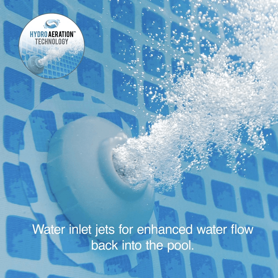 Intex Above Ground Pool Sand Filter Pump With Automatic Timer Reliable Sand Filtration System 4