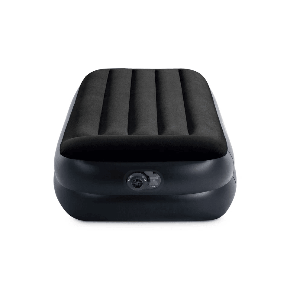Intex Dura Beam Plus Pillow Raised Airbed Mattress With BuiltIn Pump Twin Size Inflatable Bed For G 7