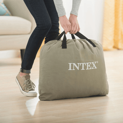 Intex Dura Beam Plus Pillow Raised Airbed Mattress With BuiltIn Pump Twin Size Inflatable Bed For G 6
