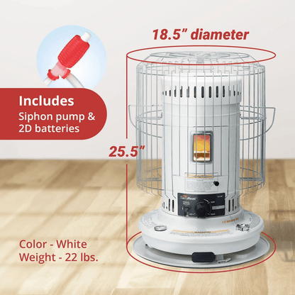 Sengoku KeroHeat Indoor  Outdoor Portable Convection Kerosene Heater TipOver Safety Shutoff 11