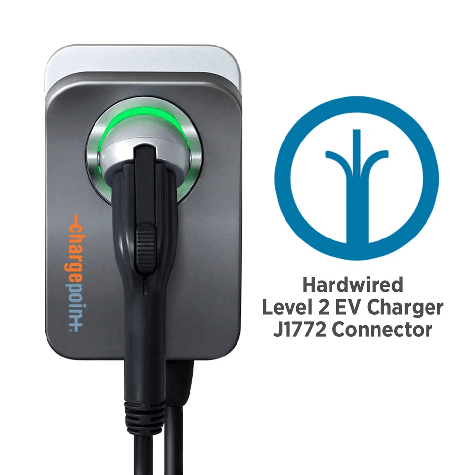 ChargePoint Smart Flex Hardwire Charge Station For Circuit Breakers EV Charger Support  Flexible In 1