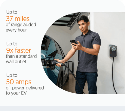 ChargePoint Smart Flex Hardwire Charge Station For Circuit Breakers EV Charger Support  Flexible In 4