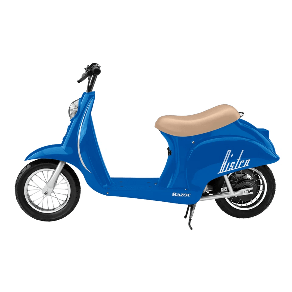 Razor Pocket Mod Miniature Euro Electric Kids Ride On Retro Scooter Vintage Style UnderSeat Storage 10