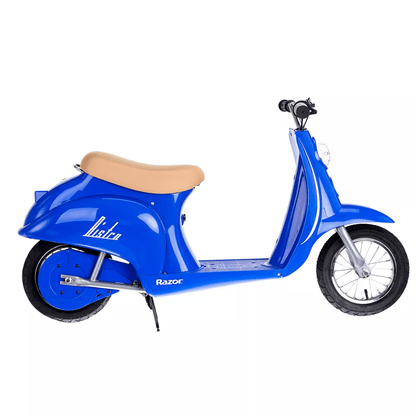 Razor Pocket Mod Miniature Euro Electric Kids Ride On Retro Scooter Vintage Style UnderSeat Storage 8