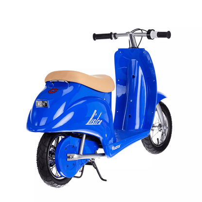 Razor Pocket Mod Miniature Euro Electric Kids Ride On Retro Scooter Vintage Style UnderSeat Storage 6