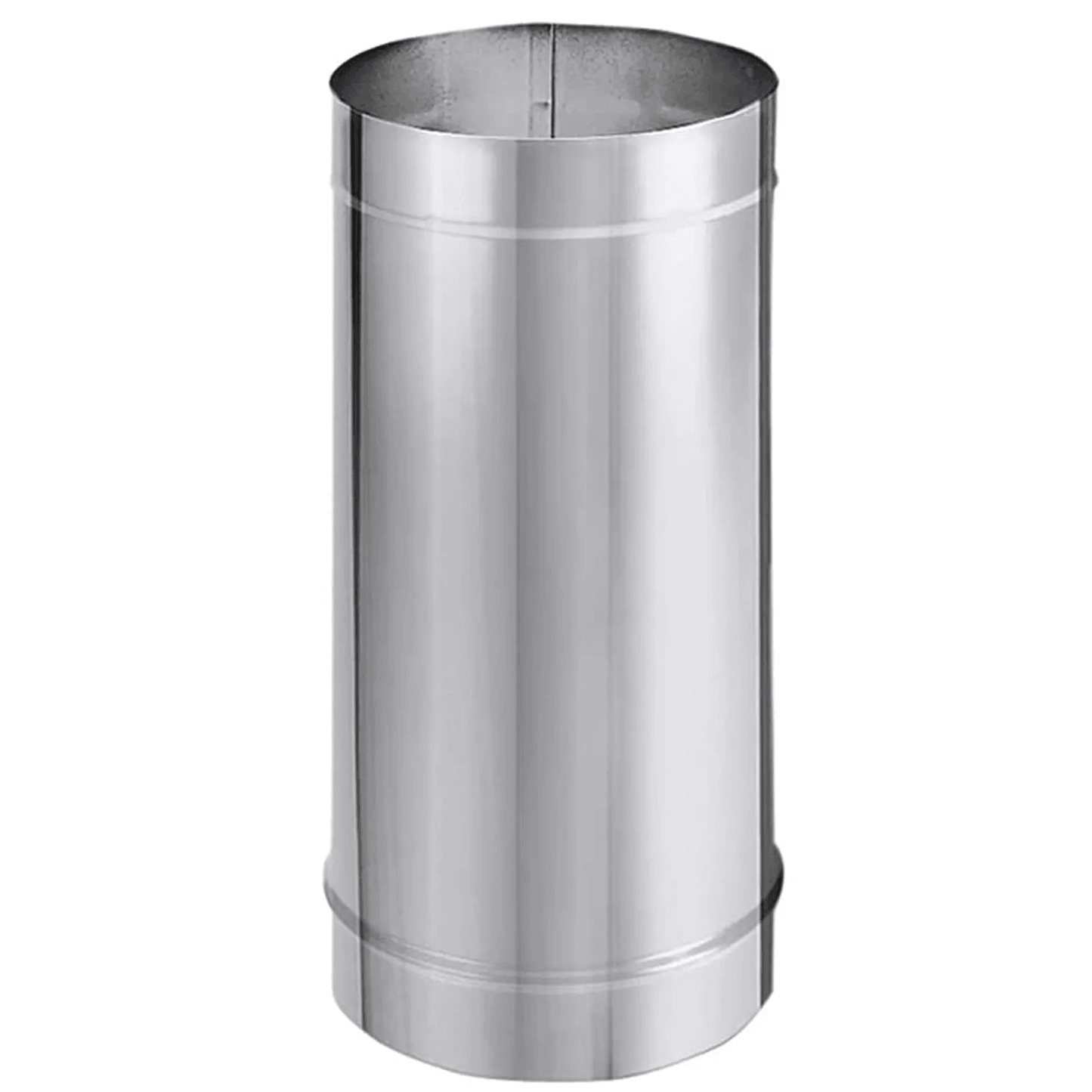 DuraBlack Stainless Steel Single Wall Stove Pipe, High-Quality Wood Stove Vent Connector