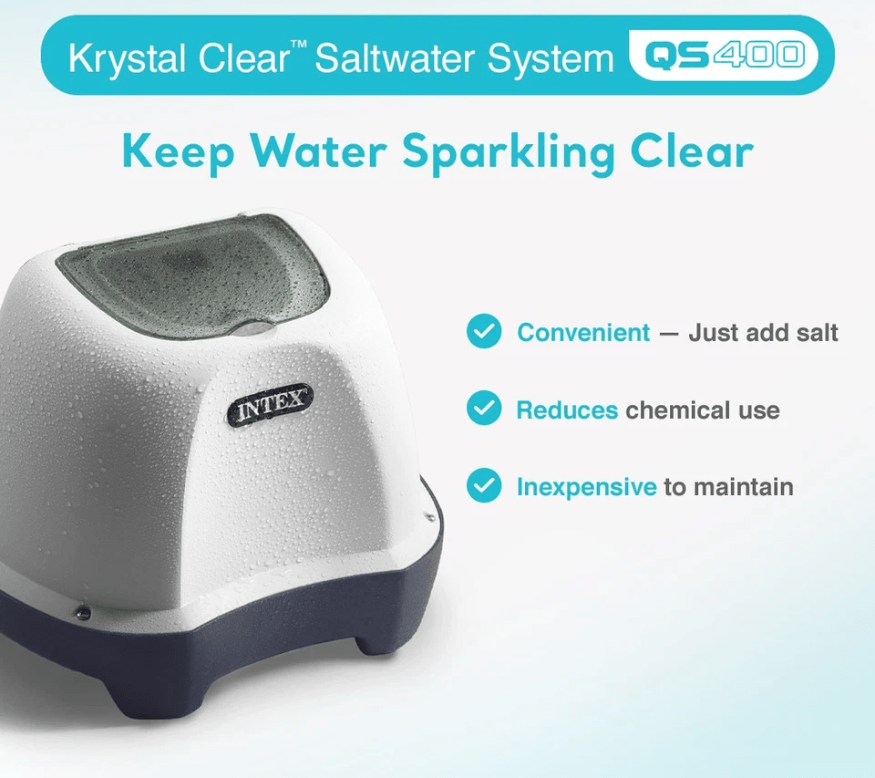 Intex Krystal Clear Saltwater Pool Chlorine System For Above Ground Pools LowMaintenance ECOFriendl 4