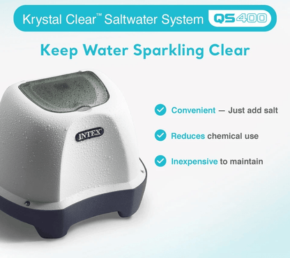 Intex Krystal Clear Saltwater Pool Chlorine System For Above Ground Pools LowMaintenance ECOFriendl 4