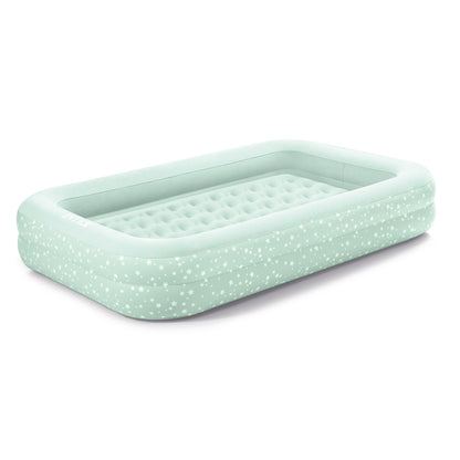Intex Kids Travel Air Mattress Inflatable Bed With Raised Sides  Hand Pump Portable Toddler Sleep S 6