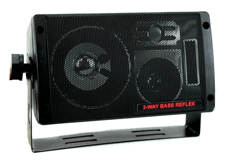 Pyramid 3 Way Car Audio Mini Box Speakers Indoor Stereo System 2