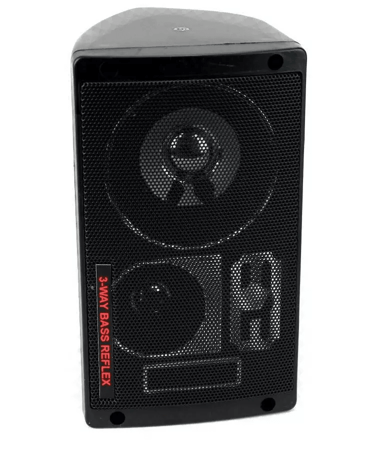 Pyramid 3 Way Car Audio Mini Box Speakers Indoor Stereo System 1