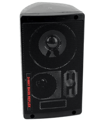 Pyramid 3 Way Car Audio Mini Box Speakers Indoor Stereo System 1