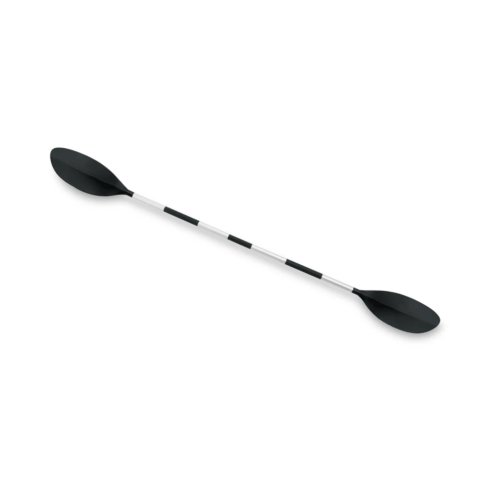 Lightweight Aluminum Double Oar Inflatable Kayak Paddle, Black, Collapsible, Adjustable, Durable
