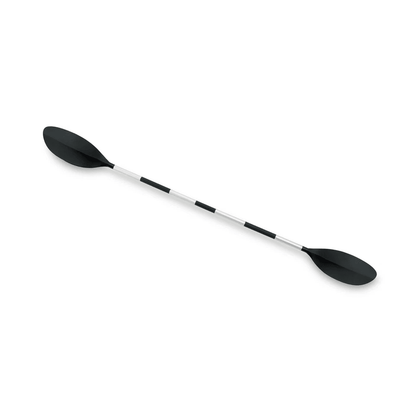 Lightweight Aluminum Double Oar Inflatable Kayak Paddle, Black, Collapsible, Adjustable, Durable