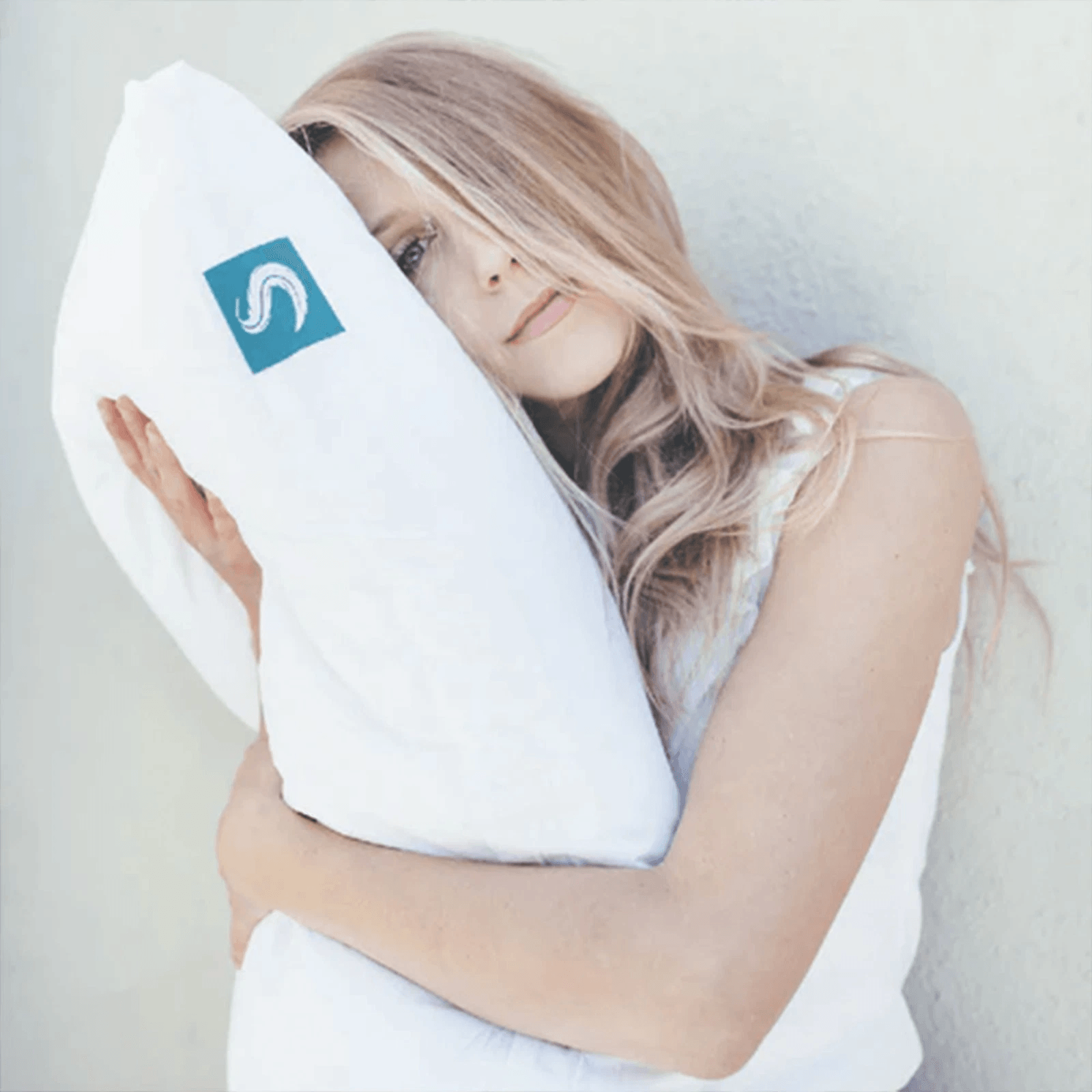 Sleepgram Bed Support Sleeping Pillow With Microfiber Cove Adjustable Firmness  Orthopedic Neck 3
