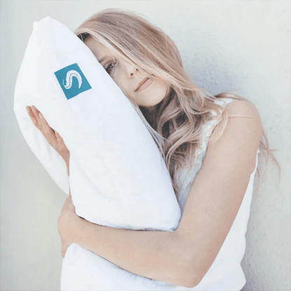 Sleepgram Bed Support Sleeping Pillow With Microfiber Cove Adjustable Firmness  Orthopedic Neck 3