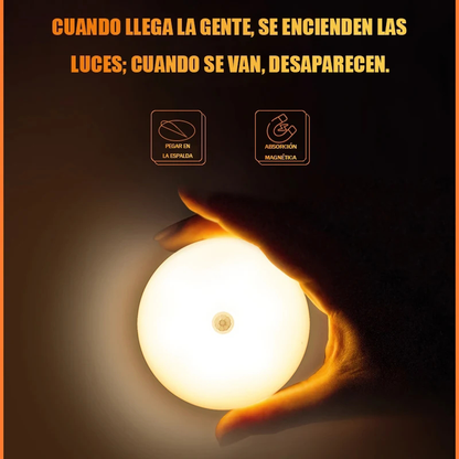 Motion Sensor LED Cabinet Light USB Rechargeable Wireless Magnetic Night Lamp for Emergency  Auto