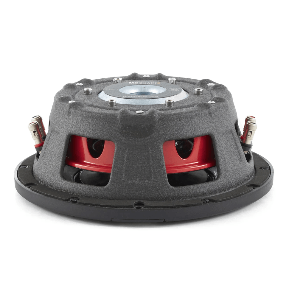 MB Quart Shallow Slim DVC Ohm Car Sub Single Speaker LowProfile Subwoofer With Deep Bass  Durable B