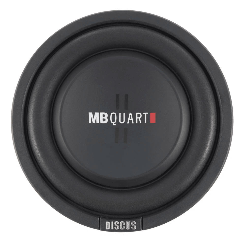 MB Quart Shallow Slim DVC Ohm Car Sub Single Speaker LowProfile Subwoofer With Deep Bass  Durable B