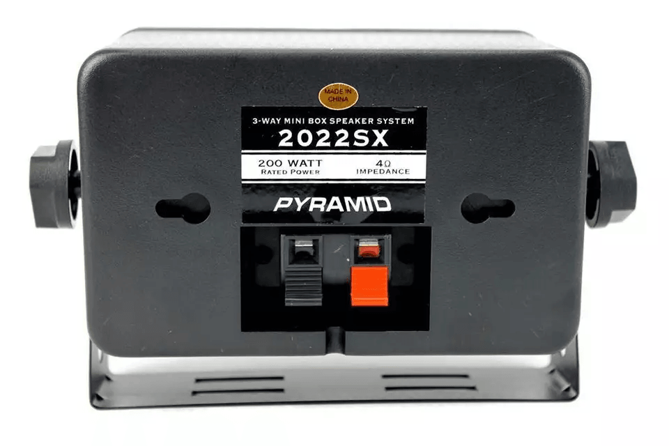 PYRAMID Car Audio Mini Box CarInside Home Speakers Portable Sound System With Bass Reflex Cabinets 2