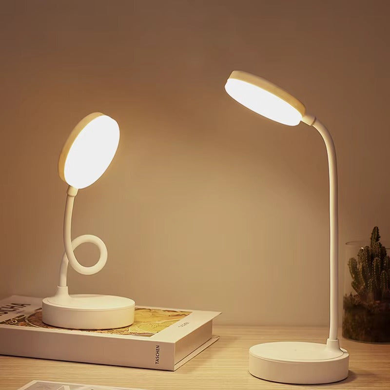 Portable LED Desk Lamp USB Plugin Table Light with 3 Color Stepless Dimming  Eye Protection for B