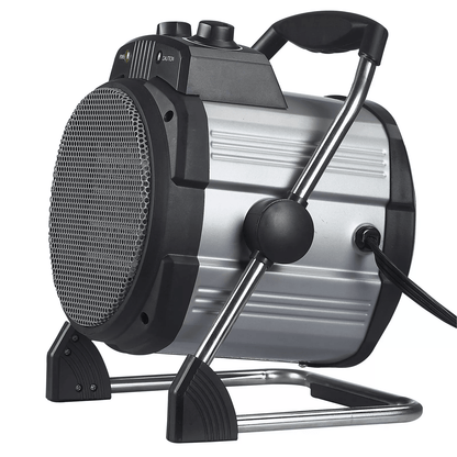 Geneva Industrial Portable Ceramic Heater with Setting Adjustable Thermostat Fan, Compact Electric Shop Heater for Home