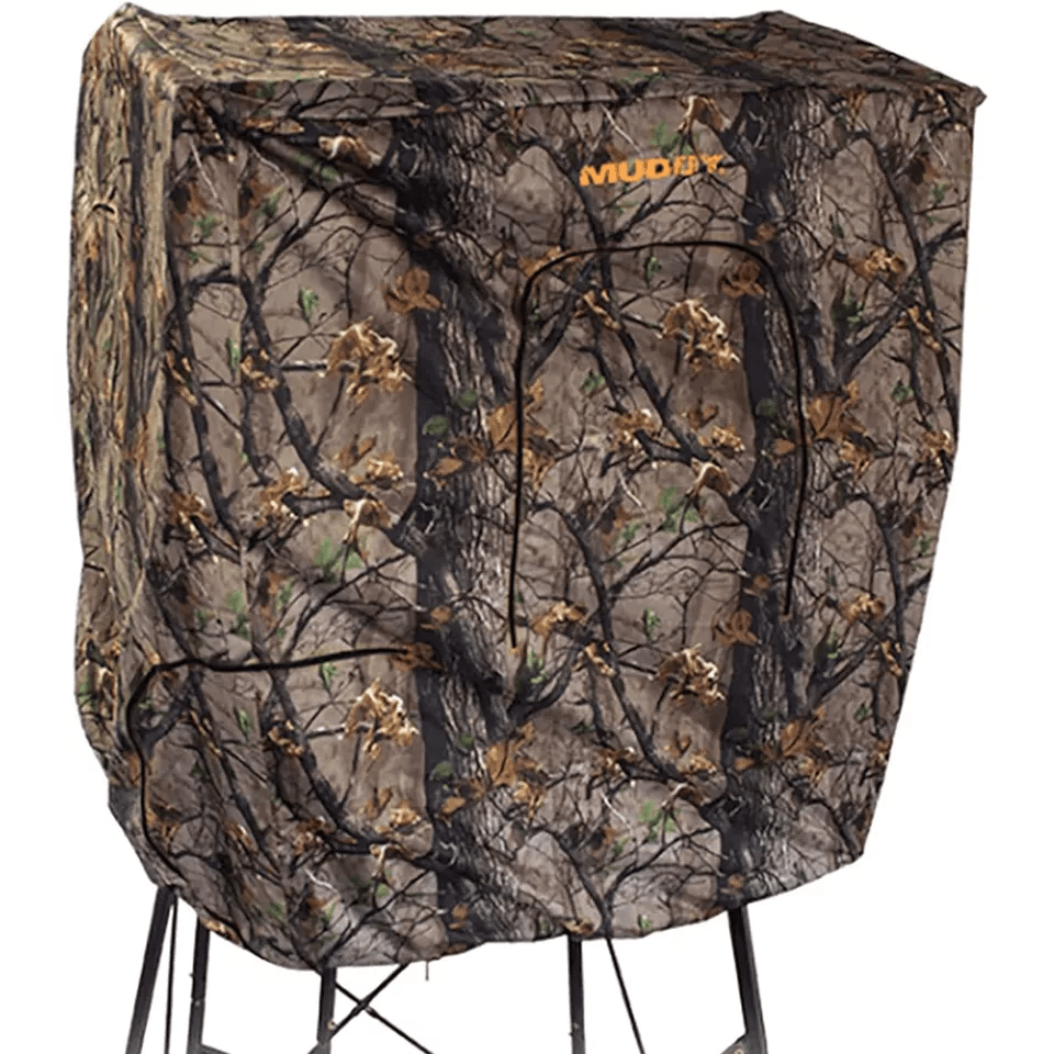 Muddy Steel Tall Quad Pod Hunting Blind Cover Camouflage Shelter For Outdoor Hunters With Waterproo 5