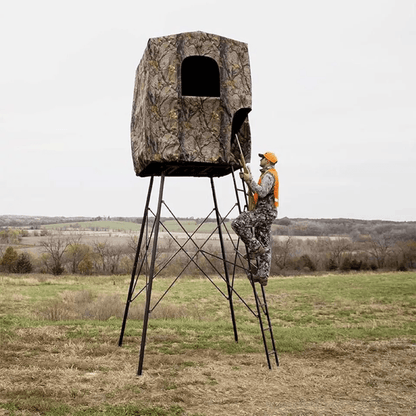 Muddy Steel Tall Quad Pod Hunting Blind Cover Camouflage Shelter For Outdoor Hunters With Waterproo 1