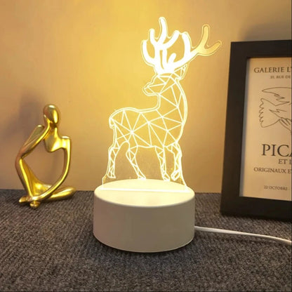 Atmosphere Lighting Small Table Lamp Cute Cartoon Bedside Night Light for Children Girls  Best Fr