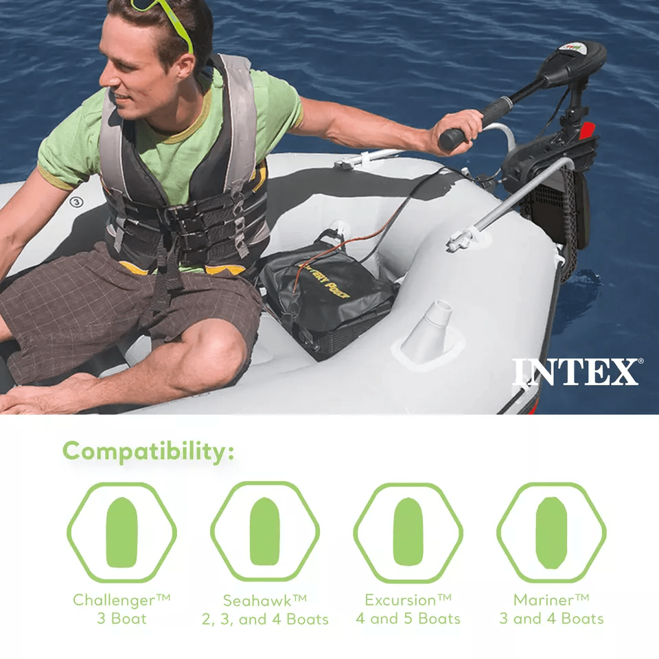 Intex Composite Motor Mount Kit W Aluminum Supports  Fits Inflatable Boats  Rafts  Up To 35HP Motor 4