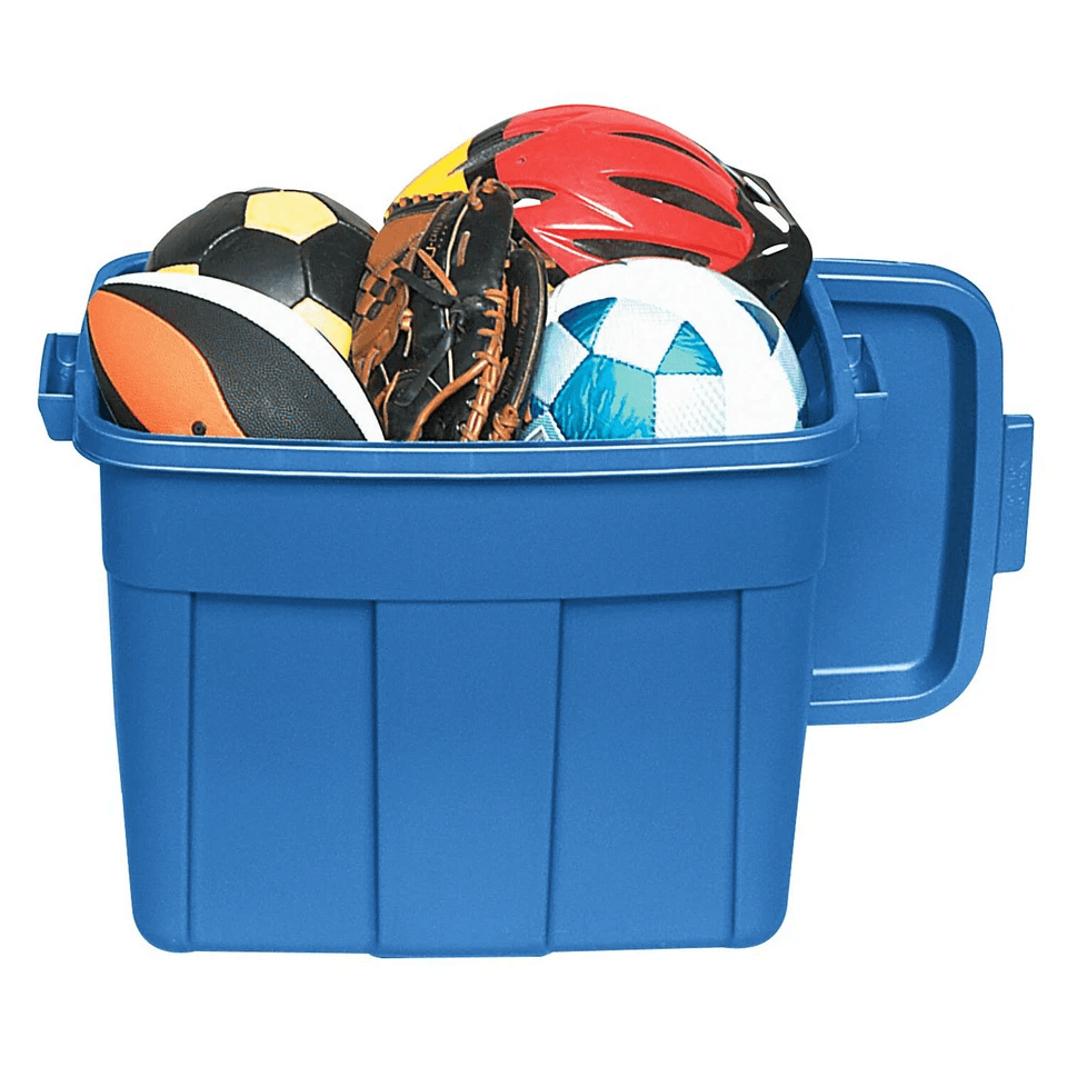 Rubbermaid Roughneck Tote Gallon Storage Container HeavyDuty Heritage Bin Stackable Moisture  Pest  5