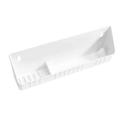 Kitchen Sink Front TipOut Trays White 2Pack  Under Sink Storage Organizer With Hinges 3