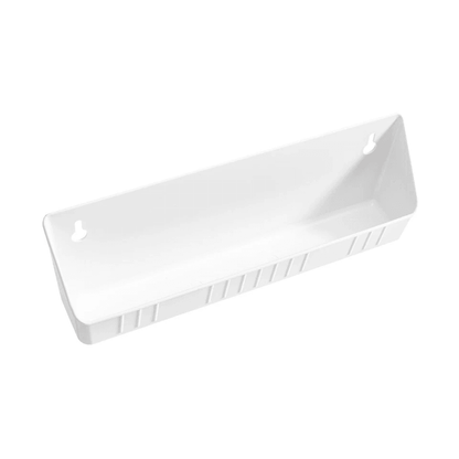 Kitchen Sink Front TipOut Trays White 2Pack  Under Sink Storage Organizer With Hinges 4