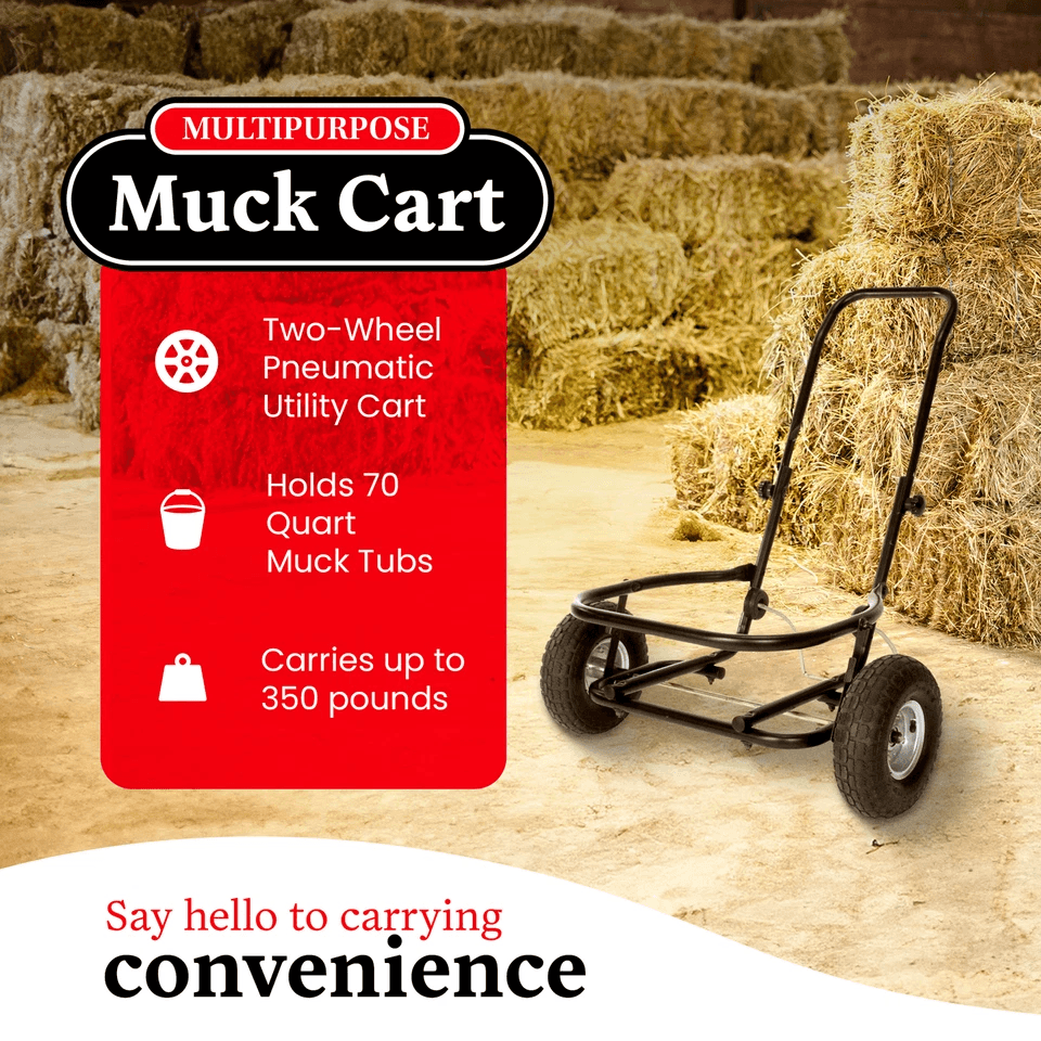 Miller Manufacturing Multipurpose Muck Cart HeavyDuty Utility Cart For 70 Quart Tubs Foldable Desig 2