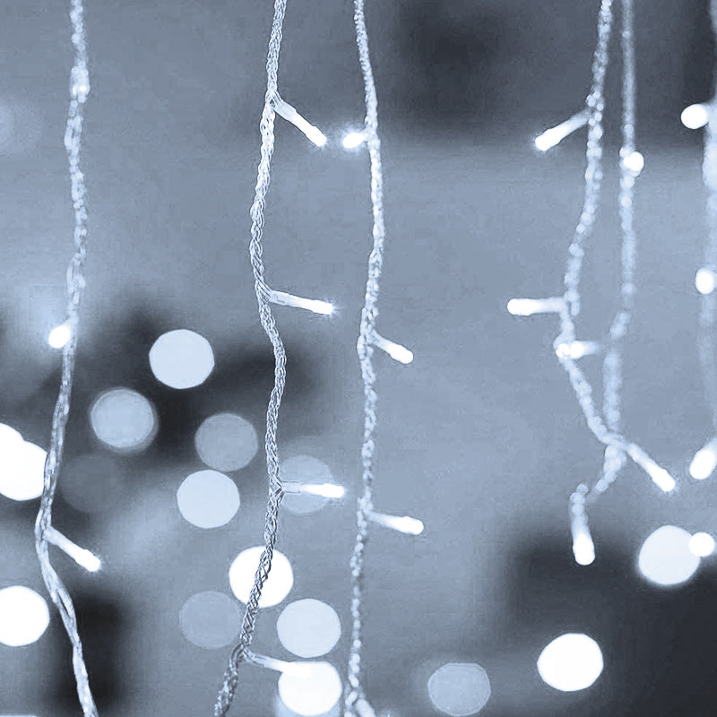 Outdoor LED Icicle String Lights 5M Christmas Garland Curtain Light for Garden Eaves Wedding  Pa