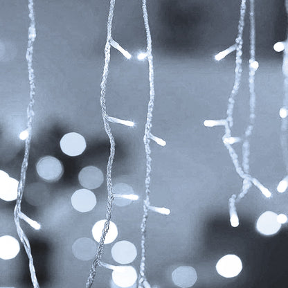 Outdoor LED Icicle String Lights 5M Christmas Garland Curtain Light for Garden Eaves Wedding  Pa