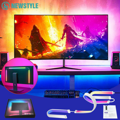 Smart RGB Gaming Light Strip, Sync Ambient Backlight for PC Display, Music & Screen Control, DIY Party Lighting