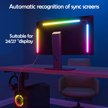 Smart RGB Gaming Light Strip Sync Ambient Backlight for PC Display Music  Screen Control DIY Par