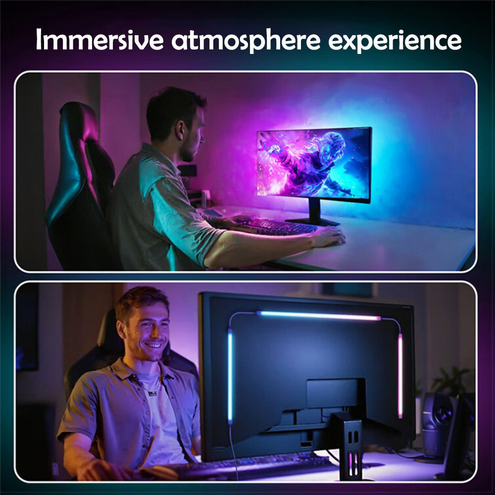 Smart RGB Gaming Light Strip Sync Ambient Backlight for PC Display Music  Screen Control DIY Par
